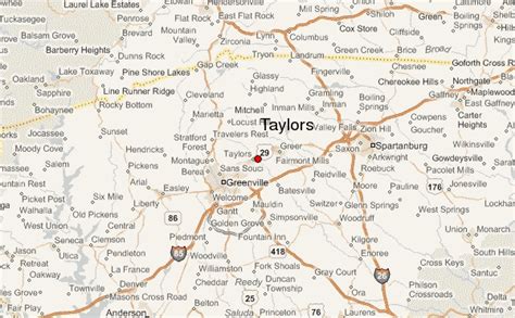 Taylors Location Guide