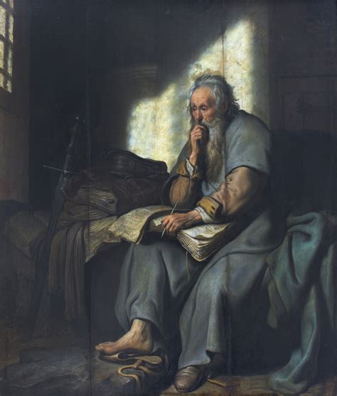 "St. Paul in Prison" Rembrandt - Artwork on USEUM