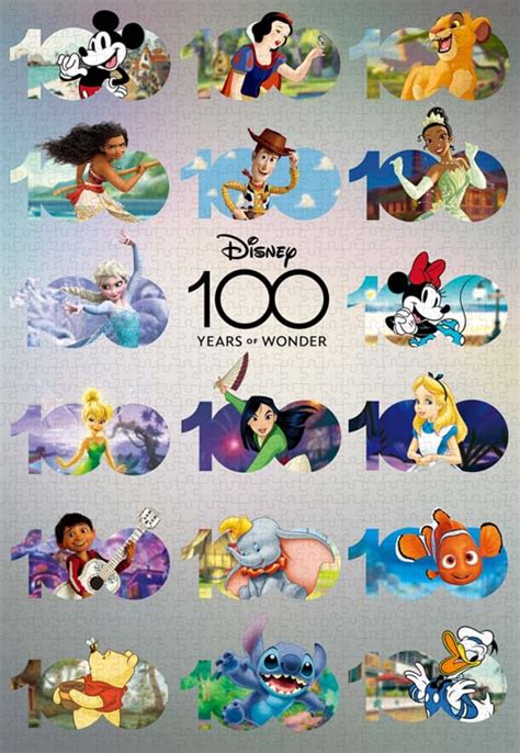 TEN-D1000-010 ディズニー Disney100:Anniversary Design （オールキャラクター） 1000ピース テン ...