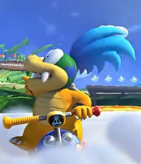 Larry Koopa in Mario Kart 8 2014. Nintendo Sega, Gamecube, Mario Kart 8 ...