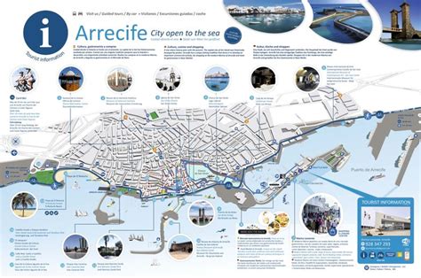 PLANO ARRECIFE DEFINITIVO 7 enero rgb | Lanzarote, Mapas, Archipiélago