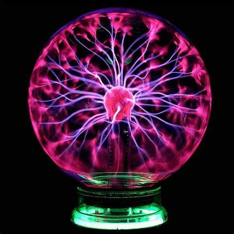 Flash SaleGlass Magic Plasma Ball Light Large Table Lights Sphere Night ...