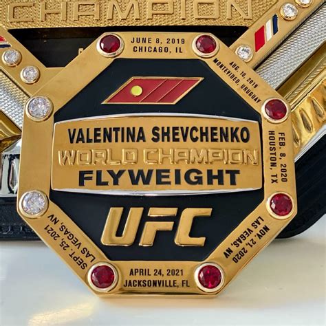 UFC upgrades belt design to feature Green Gems instead of Rubies for ...