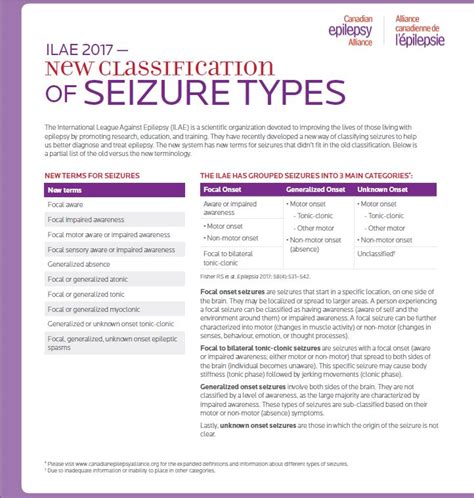 Types of Epilepsy – Epilepsy Newfoundland and Labrador