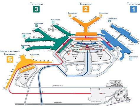 O'Hare Airport Parking Map