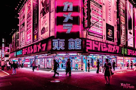 Neon Tokyo by Xavier Portela — DESIGNCOLLECTOR | Tokyo streets, Neon ...