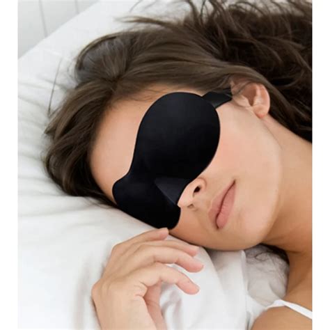 Sleeping Eye Mask Foam Padded Shade Soft Blindfold Rest Sleep Aid Cover ...