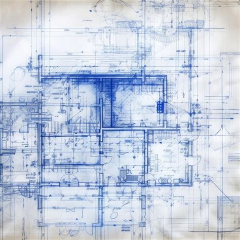 Premium AI Image | Blueprint paper texture