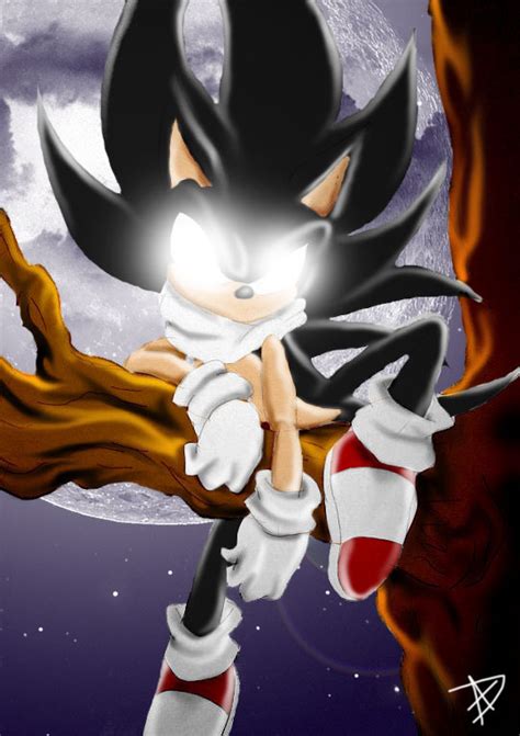 Dark Sonic in the Night - Sonic the Hedgehog Photo (16492534) - Fanpop