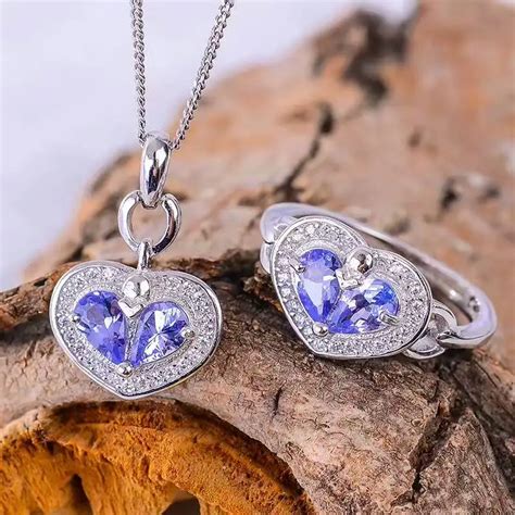 Aliexpress.com : Buy CoLife Jewelry romantic tanzanite heart jewelry ...