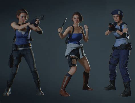 JILL - RE3 FILE PORT (ALL COSTUMES)