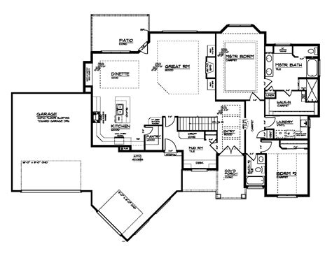 Floor Plans Ranch 2000 Sq Ft | Review Home Co