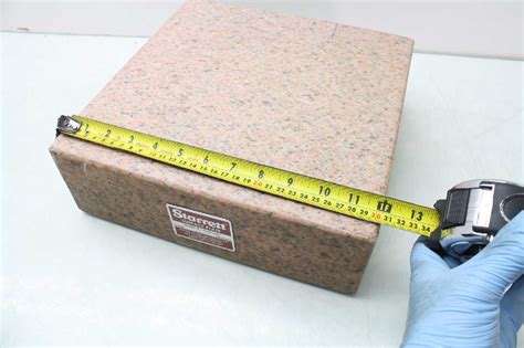 Starrett Grade B Toolroom Pink Granite Surface Plate 12" x 12" x 4" | eBay