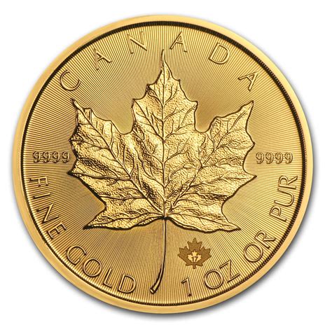 Royal Canadian Mint - 2017 Canada 1 oz Gold Maple Leaf BU - Walmart.com ...