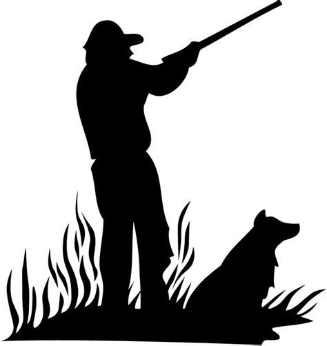 Duck Hunting Clipart | Silhouette drawing, Dog silhouette, Hunting drawings