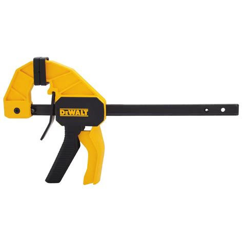 DEWALT 6 in. 100 lb. Trigger Clamp w/2.43 in. Throat Depth-DWHT83139 ...