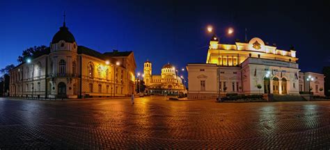 sofia-city-centre-at-night | Sofia Art Galleries :: Галерии в София