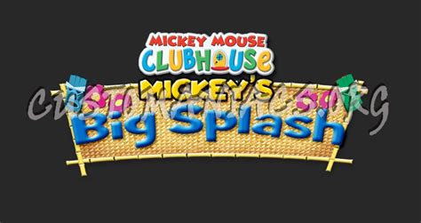 Mickey Mouse Clubhouse Mickey's Big Splash - DVD Covers & Labels by ...