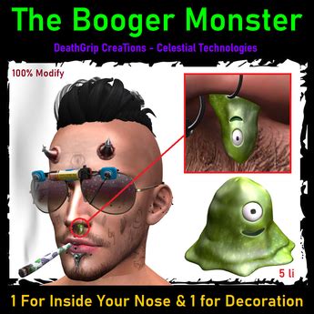 Second Life Marketplace - [D.G.C.] Booger Monster - [BOXED]