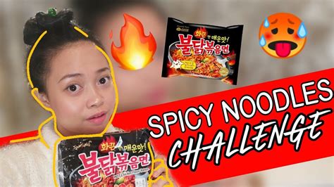 Spicy noodles Challenge! samyang - YouTube