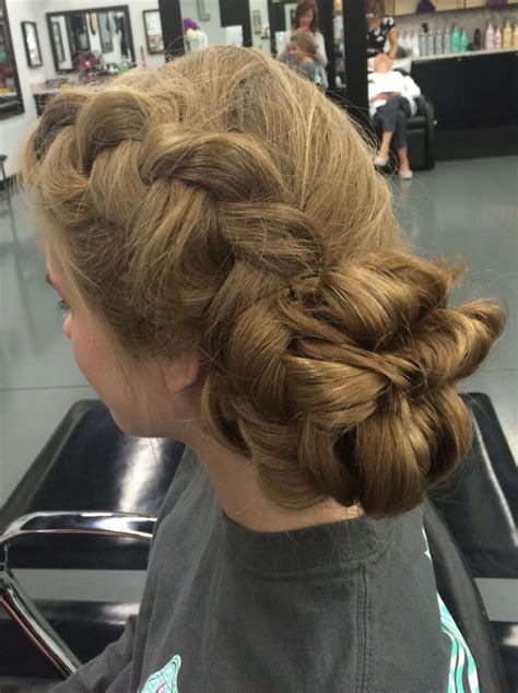 Dutch Braid updo | Dutch braid updo, Braided updo, Prom hair