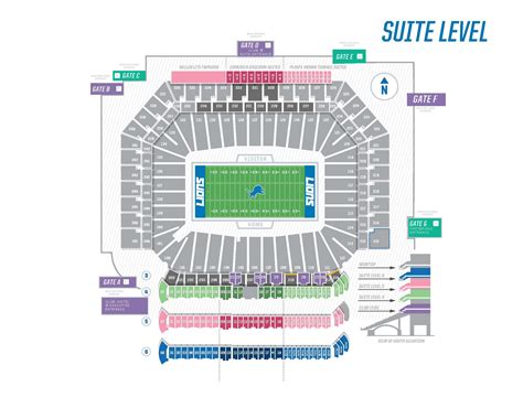 Seating Maps | Ford Field