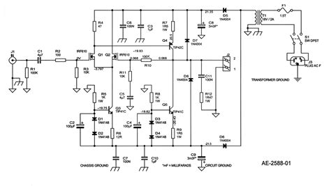 Solid State Guitar Amplifier Circuit Diagram