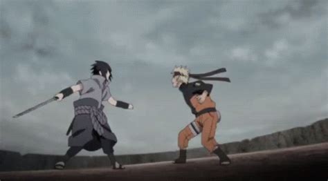 Resultado de imagem para naruto vs sasuke gif | Naruto vs sasuke ...