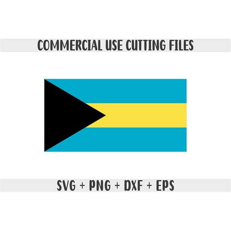 Bahamas flag SVG Original colors, Bahamas Flag Png, Commerci - Inspire ...