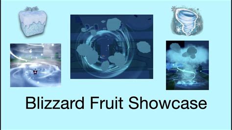 Blizzard Fruit Showcase (Roblox Blox Fruits) - YouTube