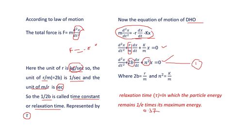 damped harmonic oscillator , derivation - YouTube