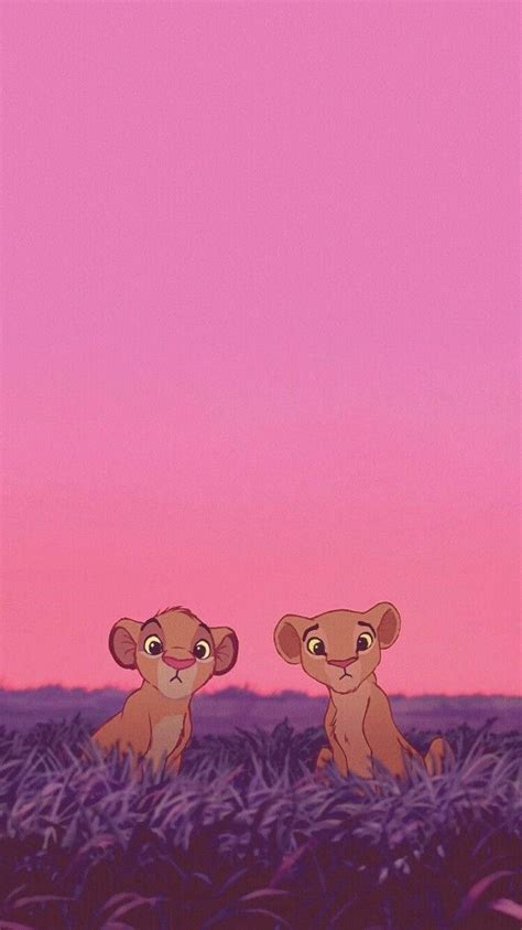 Download Cute Mobile Lion Cartoon Wallpaper | Wallpapers.com