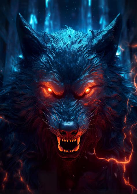 Wall Art Print | Werewolf Dark Fantasy | UKposters