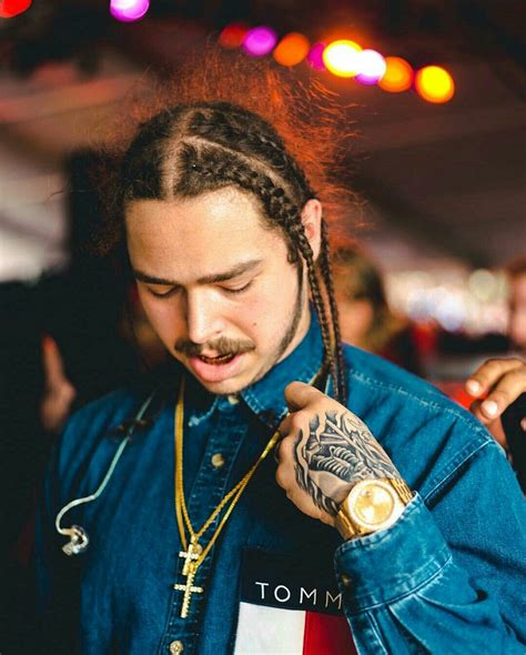 Post Malone | Post malone braids, Post malone, Post malone wallpaper