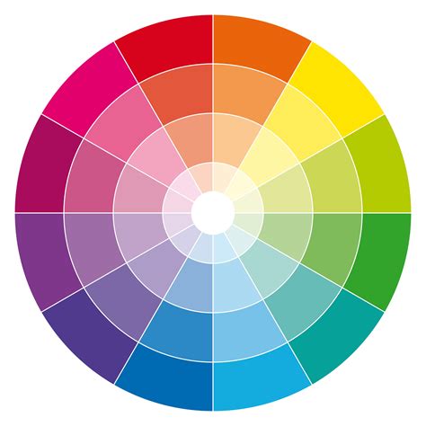 12-hour RGB/CMYK color wheel with tones and tints. | Color | Pinterest ...