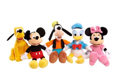 Mickey Mouse Clubhouse Bean Plush, 5 Piece Set, Kids Toys for Ages 2 Up ...