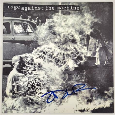 Zack De La Rocha Autographed Signed Rage Against the Machine Album ...