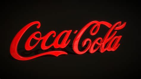 Coca Cola Logo - Buy Royalty Free 3D model by Gabriel Diego (@gabrieldi ...