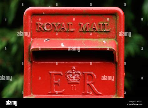 Red pillar box Stock Photo - Alamy