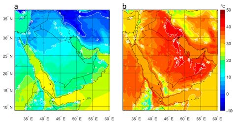 Arabian Peninsula Climate Map