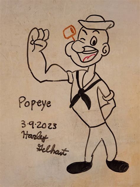 Popeye - 3-9-2023 by WhiteboardArtist on DeviantArt