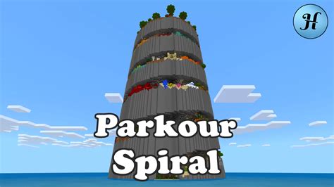 Parkour Spiral Map 1.20.2 → 1.19.4 (Epic Spiral Tower Parkour)