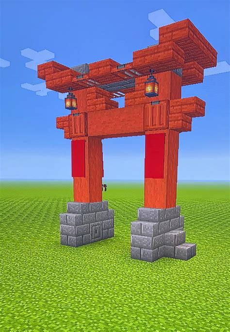 Minecraft: Torii Japanese Gate by SebasChavez on DeviantArt