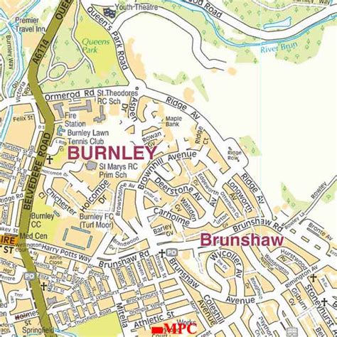 Burnley Map