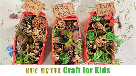 How to Make a Bug Hotel Craft: Fun Craft for Kids - Happy Toddler Playtime