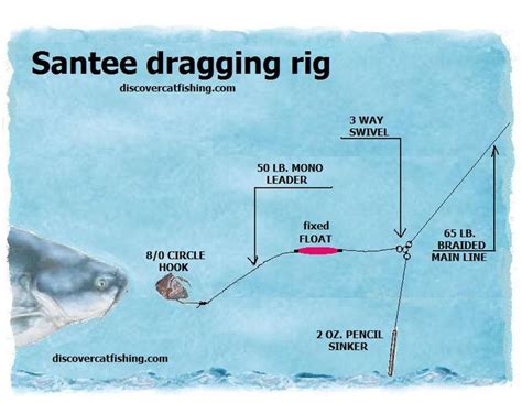 catfish rigs | The Santee drift rig is a catfish fishing rig that is ...