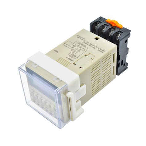 DH48S-S AC 220V Precision Digital Programmable Time Delay Relay w/ Soc ...