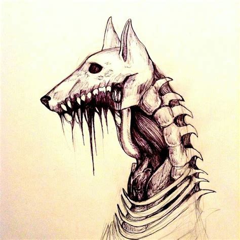 Pin on Creepy Wolf/Werewolf (Warning blood )