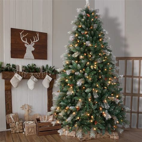 Pre Lit Christmas Trees Sainsburys at Louie Ordonez blog