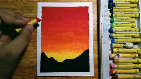 Easy Oil Pastel Drawings Sunset - Look at links below to get more ...